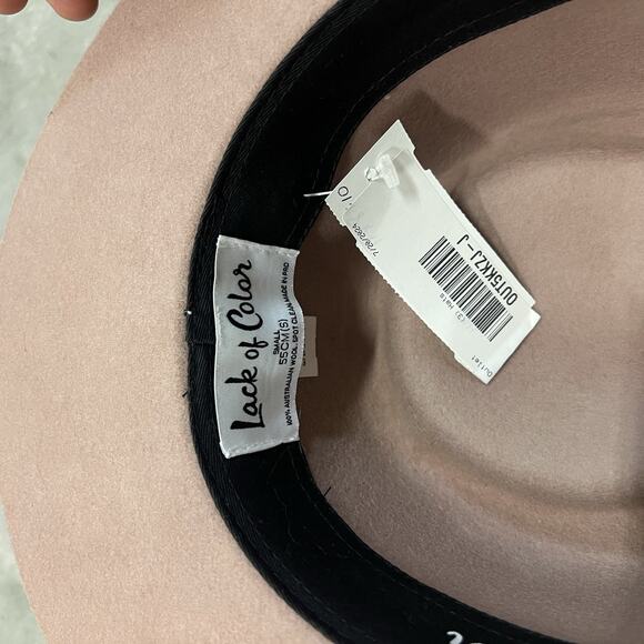 LACK OF COLOR AUSTRALIAN WOOL HAT Nude TAN RANCHER WOOL RIBBON FLAT Size Small main image 4